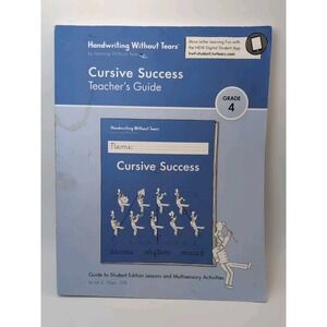 Handwriting‎ Without Tears Cursive Success Teacher's Guide brand new